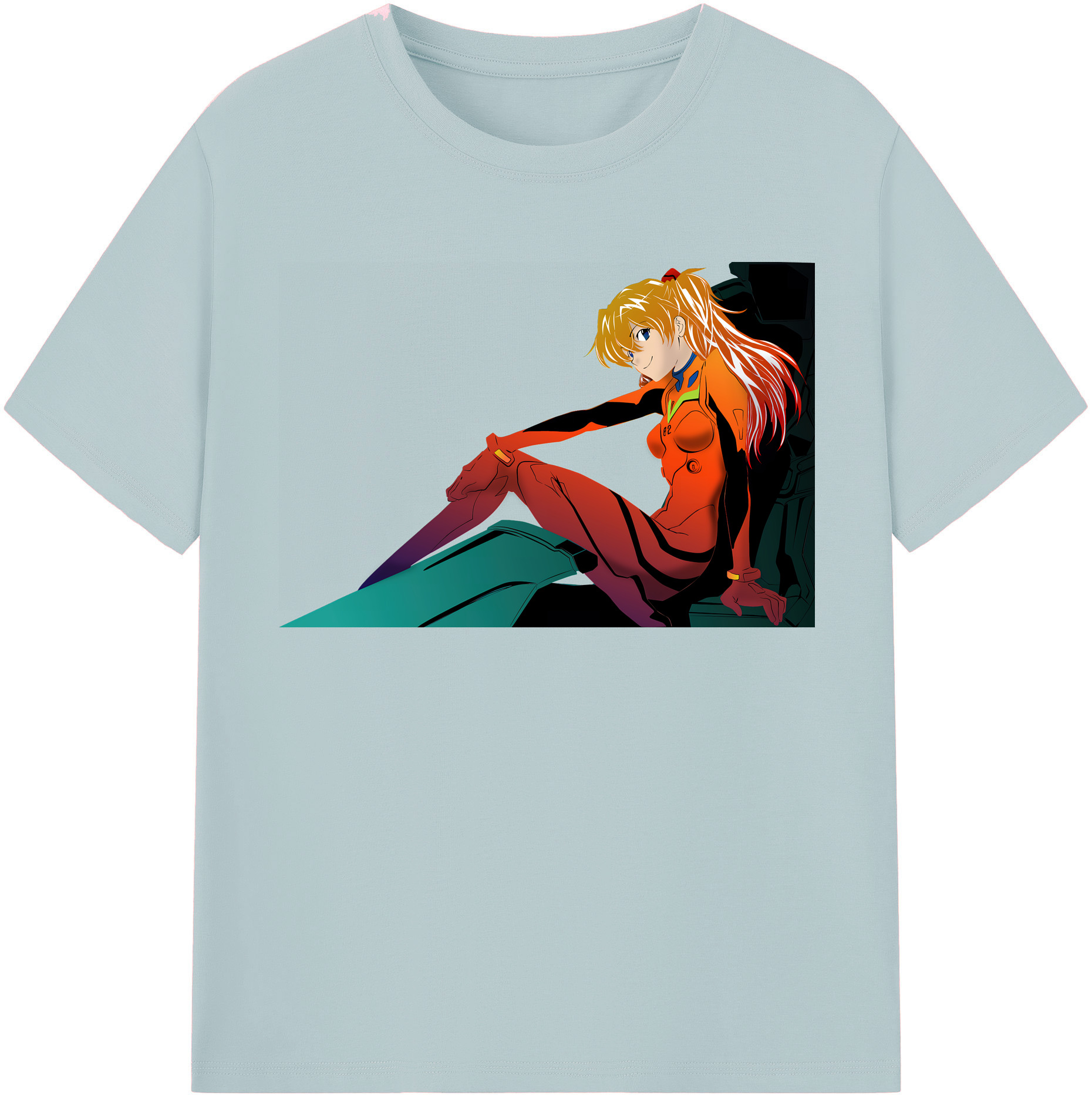 （画像用） EVA 新世紀エヴァンゲリオン 綿100％半袖Tシャツ（フロントプリント）